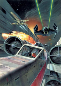 Komar Star Wars Classic Death Star Trench Run Vlies Fototapete 200x280cm 4 bahnen | Yourdecoration.de