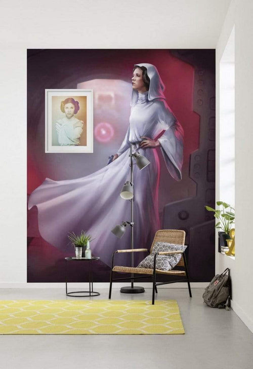 Komar Star Wars Classic Leia Vlies Fototapete 200x250cm 4 bahnen Interieur | Yourdecoration.de