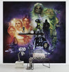 Komar Star Wars Classic Poster Collage Vlies Fototapete 250x250cm 5 bahnen Interieur | Yourdecoration.de