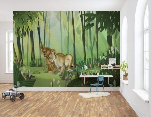 Komar The Lion King Love Vlies Fototapete 400x280cm 8 bahnen Interieur | Yourdecoration.de