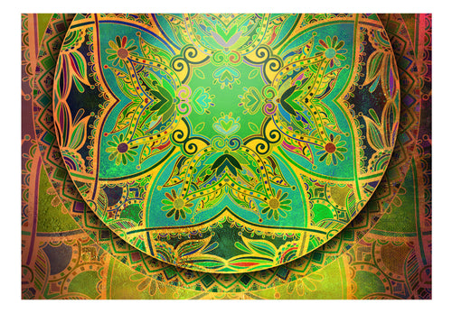 Fototapete - Mandala Emerald Fantasy - Vliestapete