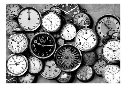 Fototapete - Retro Clocks - Vliestapete