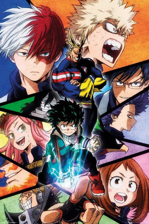 GBeye My Hero Academia Group Deco Panel 60x90cm