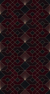 Komar Coquilles Rouges Vlies Fototapete 150x280cm 3 bahnen | Yourdecoration.de