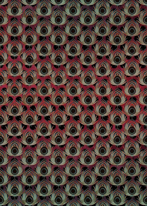 Komar Paon Rouge Vlies Fototapete 200x280cm 4 bahnen | Yourdecoration.de