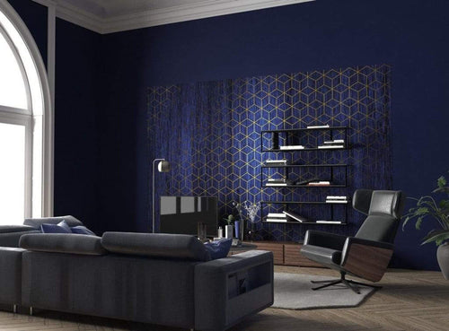 Komar Mystique Bleu Vlies Fototapete 400x280cm 8 bahnen Sfeer | Yourdecoration.de