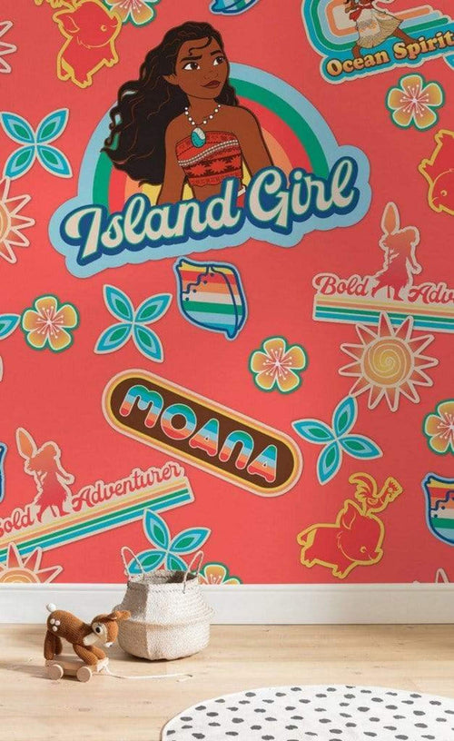 Komar Moana Island Girl Vlies Fototapete 200x280cm 4 Bahnen Sfeer | Yourdecoration.nl