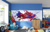 Komar Vlies Fototapete 4 4123 Spider Man Graffiti Art Interieur | Yourdecoration.at