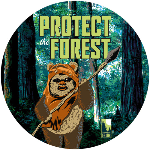 Komar Vlies Fototapete Dd1 015 Star Wars Protect The Forest | Yourdecoration.at