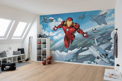 Komar Vlies Fototapete Iadx8 062 Iron Man Flight Interieur | Yourdecoration.at