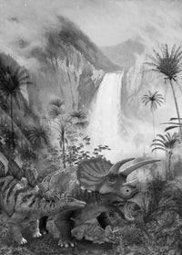 Komar Vlies Fototapete Iax4 0020 Jurassic Waterfall | Yourdecoration.at
