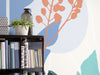 Komar Vlies Fototapete Inx6 085 Tropical Shapes Detail | Yourdecoration.at