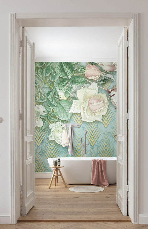 Komar Vlies Fototapete X4 1002 Rose Poem Interieur | Yourdecoration.at