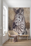 Komar Vlies Fototapete X4 1010 Zebra Interieur | Yourdecoration.at
