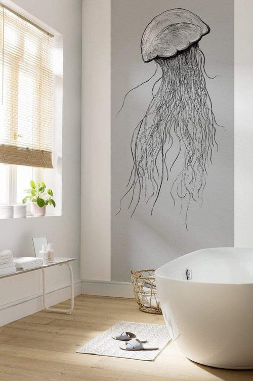 Komar Jellyfish Vlies Fototapete 100x250cm 1 bahn Sfeer | Yourdecoration.de