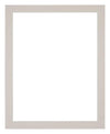 Passepartout 40x50cm Karton Grau Granit Rand 3cm Gerade Vorne | Yourdecoration.de