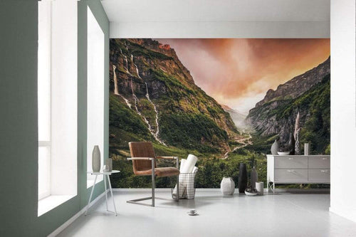 Komar Eden Valley Vlies Fototapete 400x250cm 4 bahnen Sfeer | Yourdecoration.de