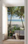 Komar Palmy Beach Vlies Fototapete 200x280cm 4 bahnen Sfeer | Yourdecoration.de