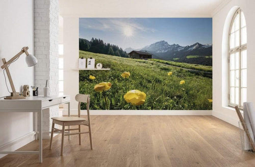 Komar AlpenglÃ¼ck Vlies Fototapete 400x280cm 8 bahnen Sfeer | Yourdecoration.de