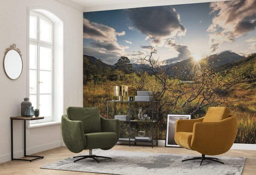 Komar Norwegische Herbstwelten Vlies Fototapete 450x280cm 9 bahnen Sfeer | Yourdecoration.de
